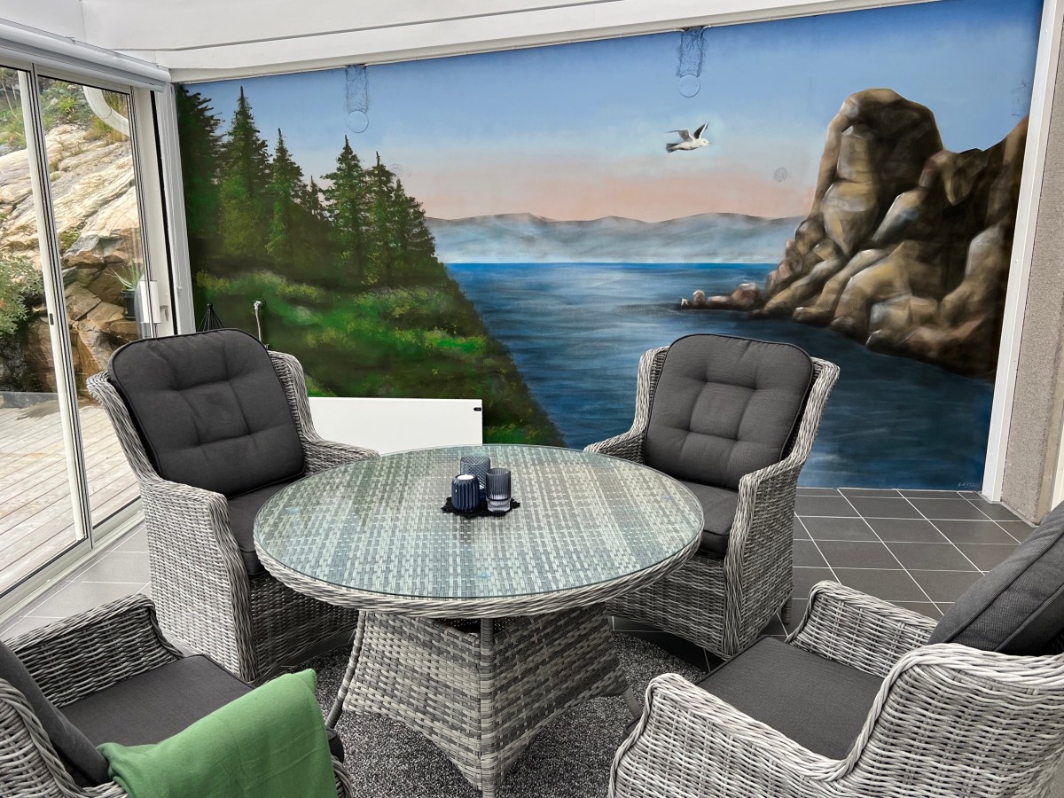 Kustmotiv Mural/väggmålning –&nbsp;Orust