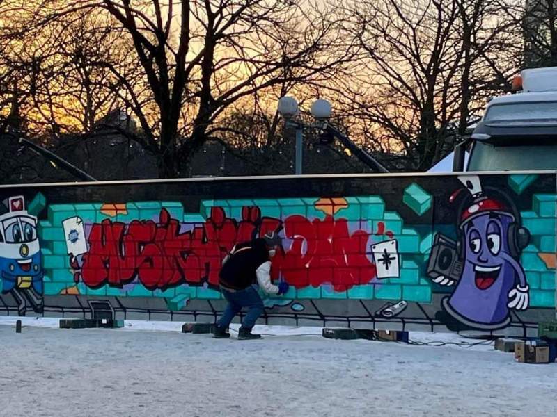 Graffiti på Musikhjälpen&nbsp;2022