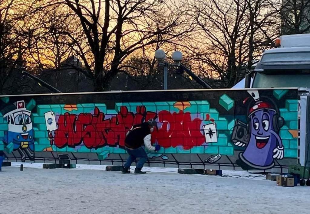 Graffiti på Musikhjälpen 2022